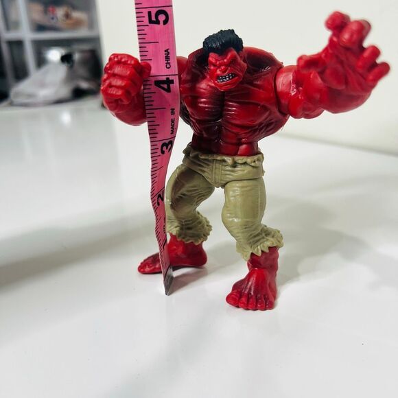 Marvel Legend The Incredible Hulk Red Hulk Figure Posable Collectible - Picture 5 of 6